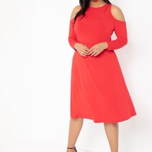 Eloquii size 24 NWOT Red Dress